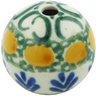 Polish Pottery Boleslawiec Stoneware Bead A04 Ceramika Artystyczna pattern 15 H5916H