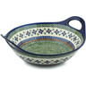 Polish Pottery Boleslawiec Stoneware Bowl With Handles GU1347A Zaklady Ceramiczne pattern DU60 H7433C