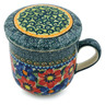 Polish Pottery Boleslawiec Stoneware Brewing Mug GU1453 Zaklady Ceramiczne UNIKAT pattern 129ART H4975I