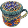 Polish Pottery Boleslawiec Stoneware Brewing Mug GU1453 Zaklady Ceramiczne UNIKAT pattern 150ART H0186E