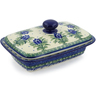Polish Pottery Boleslawiec Stoneware Butter Dish 294 Ceramika Artystyczna UNIKAT pattern U392 H5162I