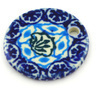 Polish Pottery Boleslawiec Stoneware Circle Pendant B53 Ceramika Artystyczna pattern 1859 H4353G