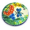 Polish Pottery Boleslawiec Stoneware Circle Pendant B54 Ceramika Artystyczna UNIKAT pattern U2021 H5375G