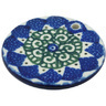 Polish Pottery Boleslawiec Stoneware Circle Pendant B54 Ceramika Artystyczna UNIKAT pattern U25A H8460F