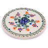 Polish Pottery Boleslawiec Stoneware Coaster 193 Cer maz pattern D19 H7283G
