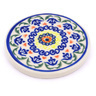 Polish Pottery Boleslawiec Stoneware Coaster 193 Cer maz pattern D43 H7160G