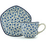 Polish Pottery Boleslawiec Stoneware Cup With Saucer 774 Ceramika Artystyczna pattern 16X H3850B