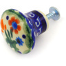 Polish Pottery Boleslawiec Stoneware Drawer Pull Knob 210 Cer maz pattern D19 H9189F
