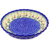 Polish Pottery Boleslawiec Stoneware Fluted Pie Dish 20 Cer maz pattern D19 H0478C