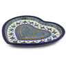 Polish Pottery Boleslawiec Stoneware Heart Shaped Platter GU1254 Zaklady Ceramiczne pattern DU60 H6289C