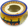 Polish Pottery Boleslawiec Stoneware Heater 51 Cer maz UNIKAT pattern D112 H0731F
