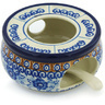 Polish Pottery Boleslawiec Stoneware Heater With Candle Holder 374 Ceramika Artystyczna UNIKAT pattern U57A H8510G