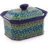 Polish Pottery Boleslawiec Stoneware Jar With Lid 382 Ceramika Artystyczna UNIKAT pattern U151 H9509E