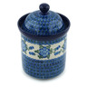 Polish Pottery Boleslawiec Stoneware Jar With Lid 492 Ceramika Artystyczna pattern 163X H6176B