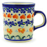 Polish Pottery Boleslawiec Stoneware Mug 135 Cer maz pattern D124 H2970G