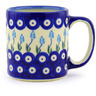 Polish Pottery Boleslawiec Stoneware Mug 46 Cer maz pattern D107 H0939F