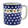 Polish Pottery Boleslawiec Stoneware Mug 46 Cer maz pattern D20 H3534E