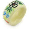 Polish Pottery Boleslawiec Stoneware Napkin Ring 87 Cer maz pattern D119 H2354G