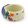 Polish Pottery Boleslawiec Stoneware Napkin Ring 87 Cer maz pattern D19 H3837E