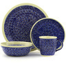 Polish Pottery Boleslawiec Stoneware Place Setting WAWEL Zaklady Ceramiczne pattern 120 H7631D
