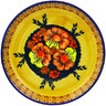 Polish Pottery Boleslawiec Stoneware Plate 103 Cer maz UNIKAT pattern D112 H1954G