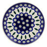 Polish Pottery Boleslawiec Stoneware Plate 103 Cer maz pattern D22 H0486C