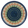 Polish Pottery Boleslawiec Stoneware Plate 223 Ceramika Artystyczna pattern 560X H0022B