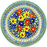 Polish Pottery Boleslawiec Stoneware Plate GU1014 Zaklady Ceramiczne UNIKAT pattern 235ART H9297D