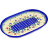 Polish Pottery Boleslawiec Stoneware Platter 5 Cer maz pattern D19 H0524C