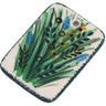 Polish Pottery Boleslawiec Stoneware Rectangle Pendant B60 Ceramika Artystyczna UNIKAT pattern U803 H6293G