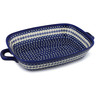 Polish Pottery Boleslawiec Stoneware Rectangular Baker With Handles GU1346 Zaklady Ceramiczne pattern 166A H3493C