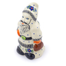 Polish Pottery Boleslawiec Stoneware Santa Clause Figurine 216 Cer maz pattern D115 H2028G