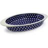 Polish Pottery Stoneware BAKER OVAL W/HANDLES