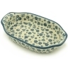 Polish Pottery Stoneware BAKER OVAL W/HANDLES