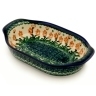 Polish Pottery Stoneware BAKER OVAL W/HANDLES
