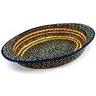 Polish Pottery Stoneware BAKER OVAL W/HANDLES