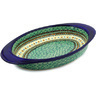 Polish Pottery Stoneware BAKER OVAL W/HANDLES