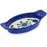 Polish Pottery Stoneware BAKER OVAL W/HANDLES