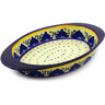Polish Pottery Stoneware BAKER OVAL W/HANDLES