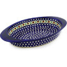 Polish Pottery Stoneware BAKER OVAL W/HANDLES