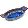 Polish Pottery Stoneware BAKER OVAL W/HANDLES