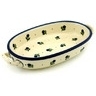 Polish Pottery Stoneware BAKER OVAL W/HANDLES