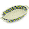 Polish Pottery Stoneware BAKER OVAL W/HANDLES