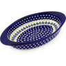 Polish Pottery Stoneware BAKER OVAL W/HANDLES