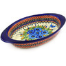 Polish Pottery Stoneware BAKER OVAL W/HANDLES