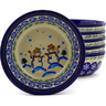 Polish Pottery Stoneware BOWLS SET OF 6