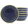 Polish Pottery Stoneware BOWLS SET OF 6
