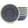 Polish Pottery Stoneware BOWLS SET OF 6
