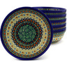 Polish Pottery Stoneware BOWLS SET OF 6
