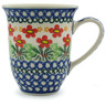 Polish Pottery Bistro Mug Buenos Dias